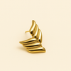 Wing Gold Stud Earrings