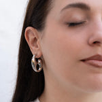 Elodie - Modern Irregular Statement Stud Earrings in Gold or Silver