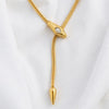 Khai - Gold Serpentine Snake Necklace