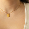 Layla - Square Pendant Necklace