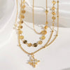 Stardust Layers - Gold Multilayered Necklace