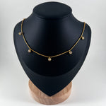 The Gold Crystal Bar Necklace