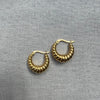 Nora - Gold Croissant Hoops