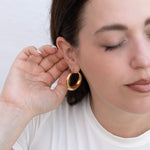 Isabelle - Gold Circle Hoop Earrings