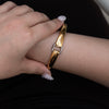 The Luxe - Gold Link Cuff Bracelet