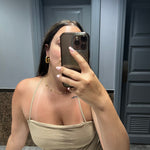 The Gold Crystal Bar Necklace