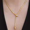 Khai - Gold Serpentine Snake Necklace