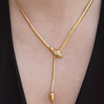 Khai - Gold Serpentine Snake Necklace
