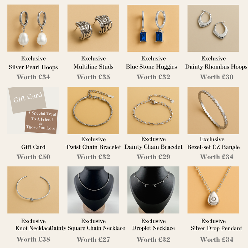 Silver Jewellery 12 Day Advent Calendar 2025