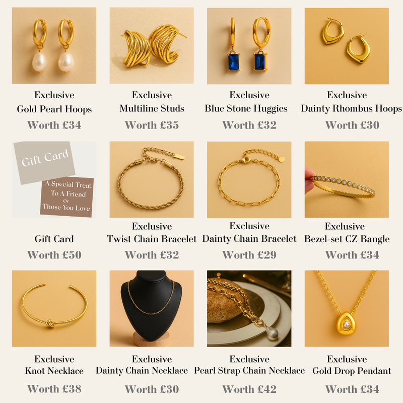 Gold Jewellery 12 Day Advent Calendar 2025