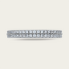 Double Row Eternity Band Ring - 925 Sterling Silver